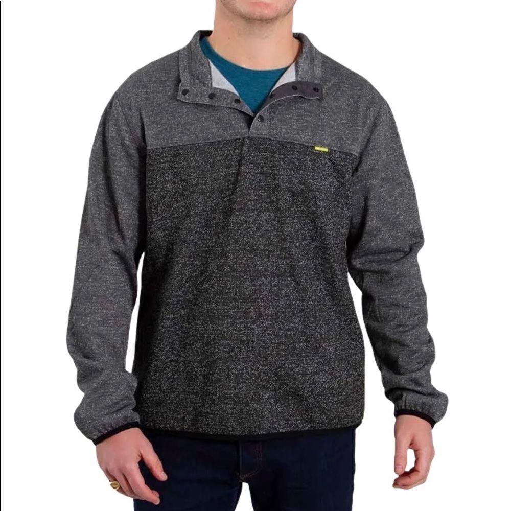 Hawke & Co Snap Neck Fleece Pullover